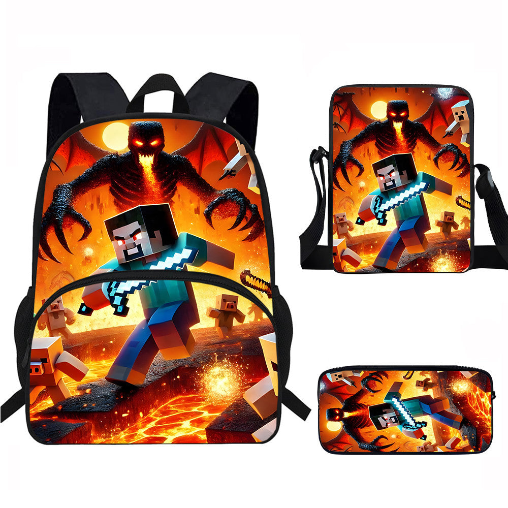 Minecraft Backpack Set