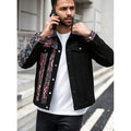 Boho Pattern Denim Jacket