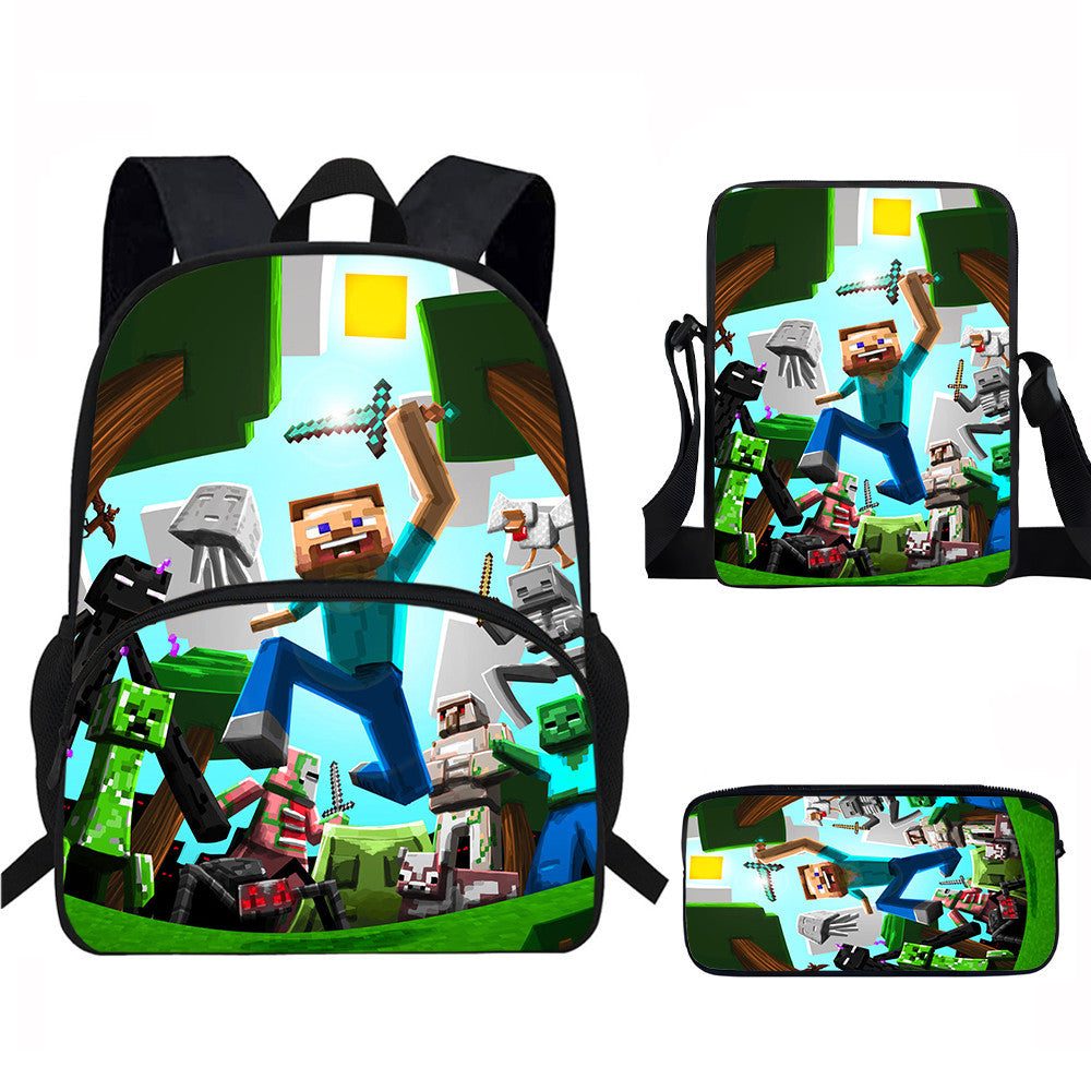Minecraft Backpack Set