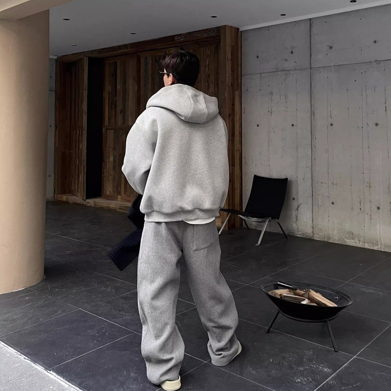 American Style Heavyweight Zip Hoodie & Sweatpants Set