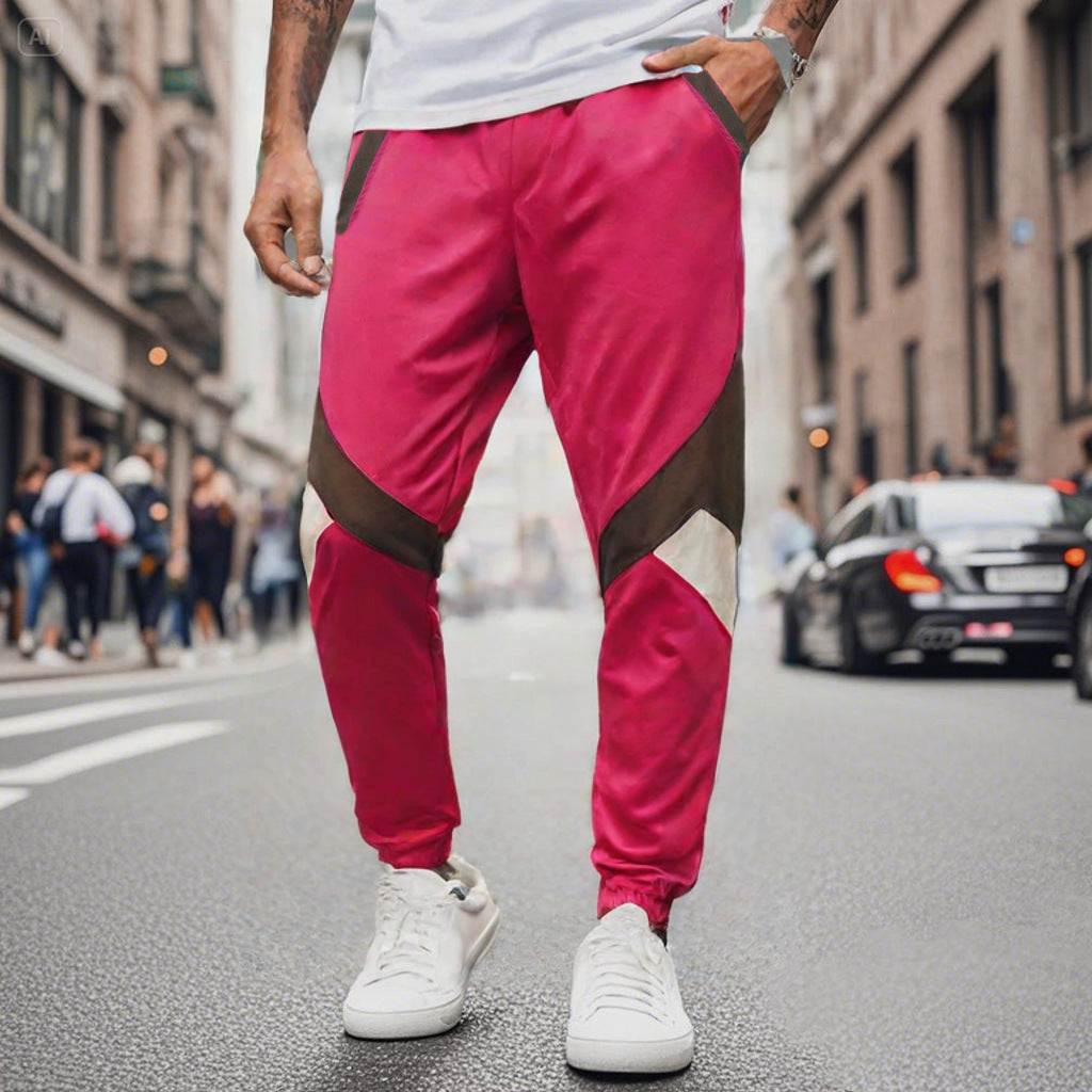 Color Block Jogger Pants