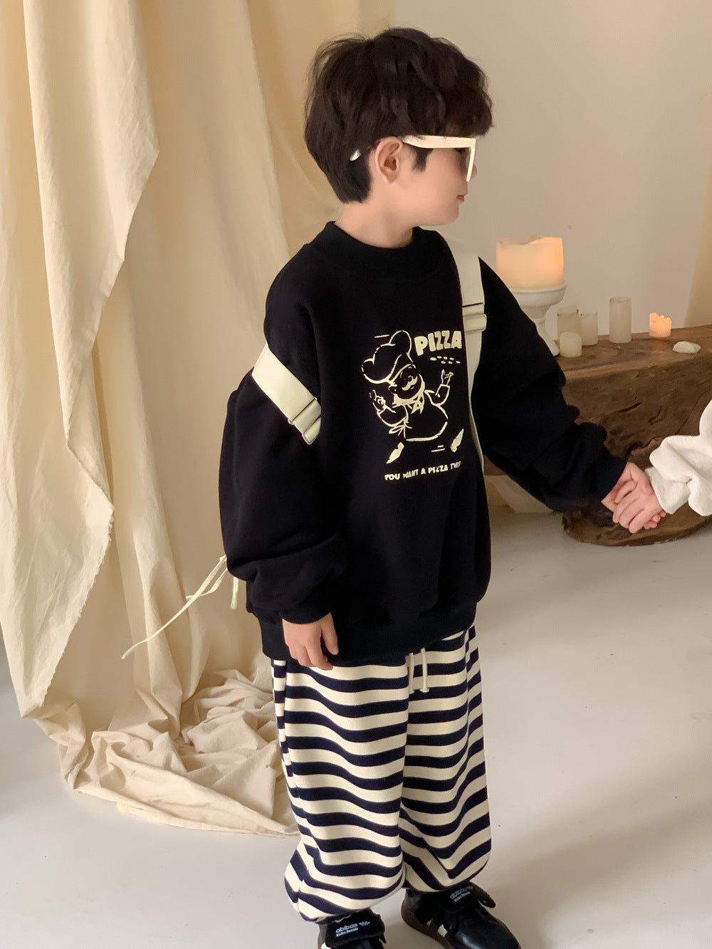 Kids' Lettered Winter Sweatshirt