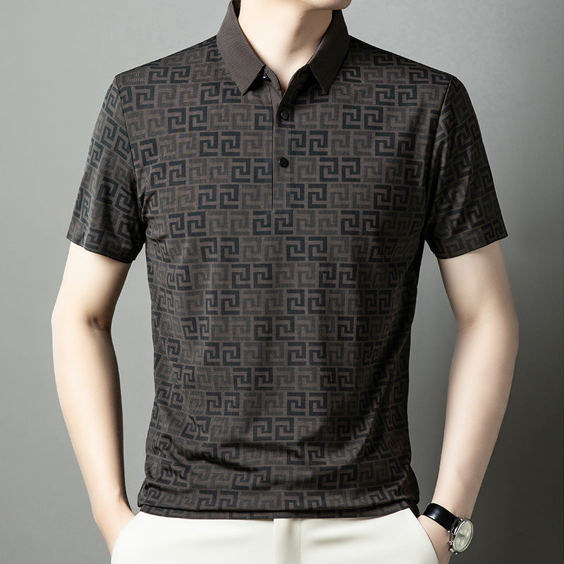 Seamless Monogram Tech Polo