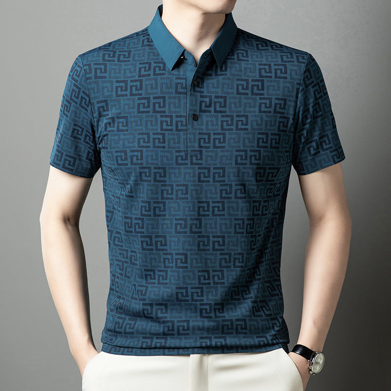 Seamless Monogram Tech Polo