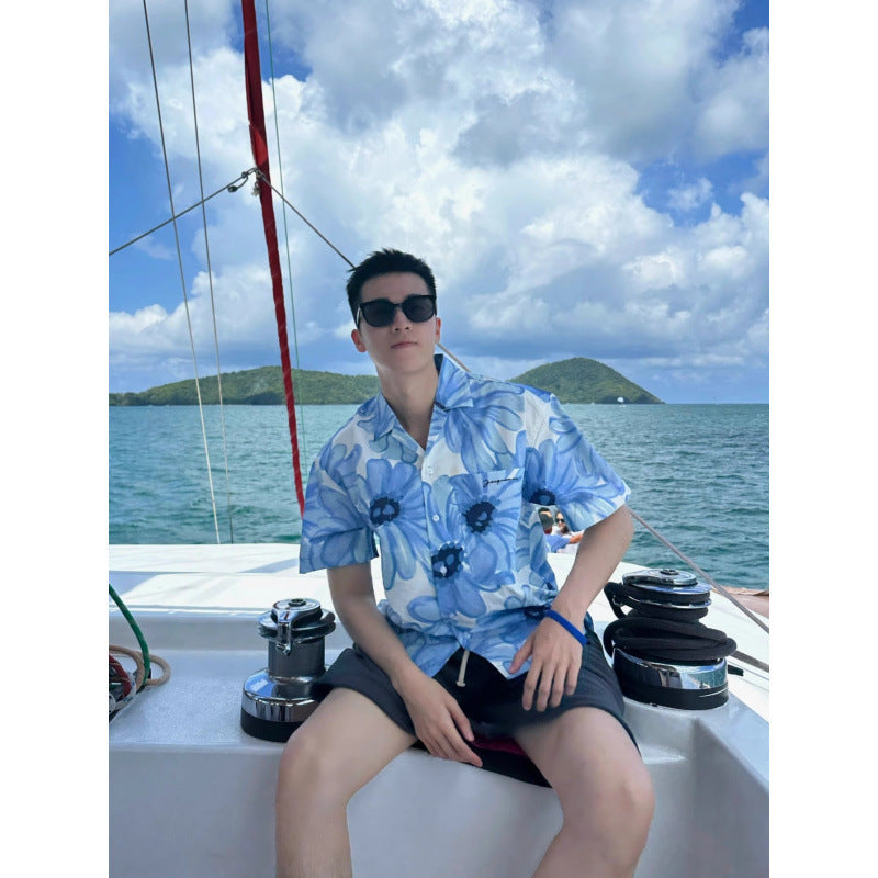 Floral Resort Button Up