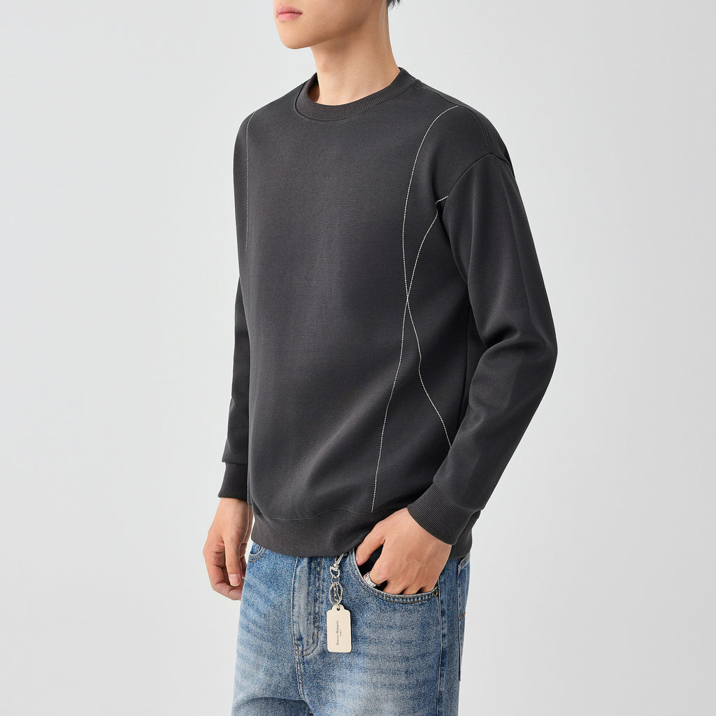 Minimalist Embroidered Sweatshirt