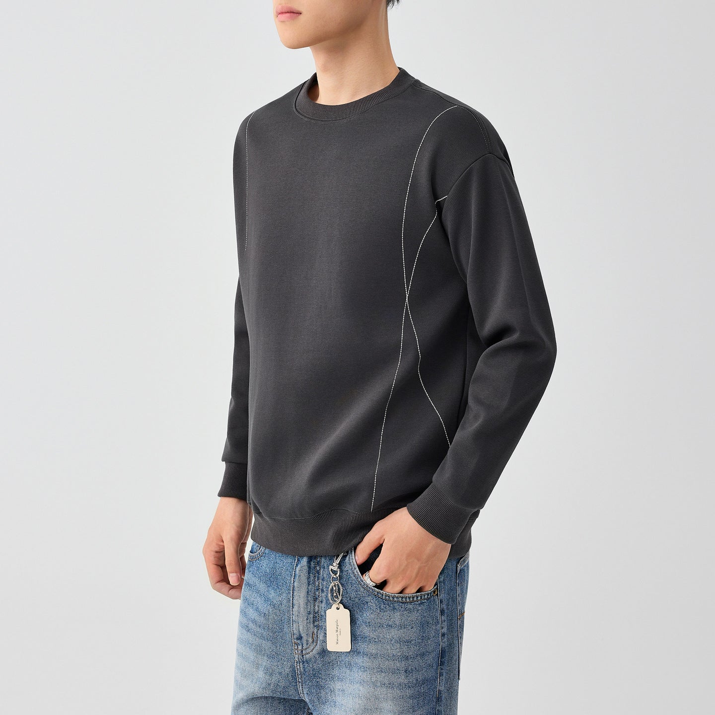 Minimalist Embroidered Sweatshirt