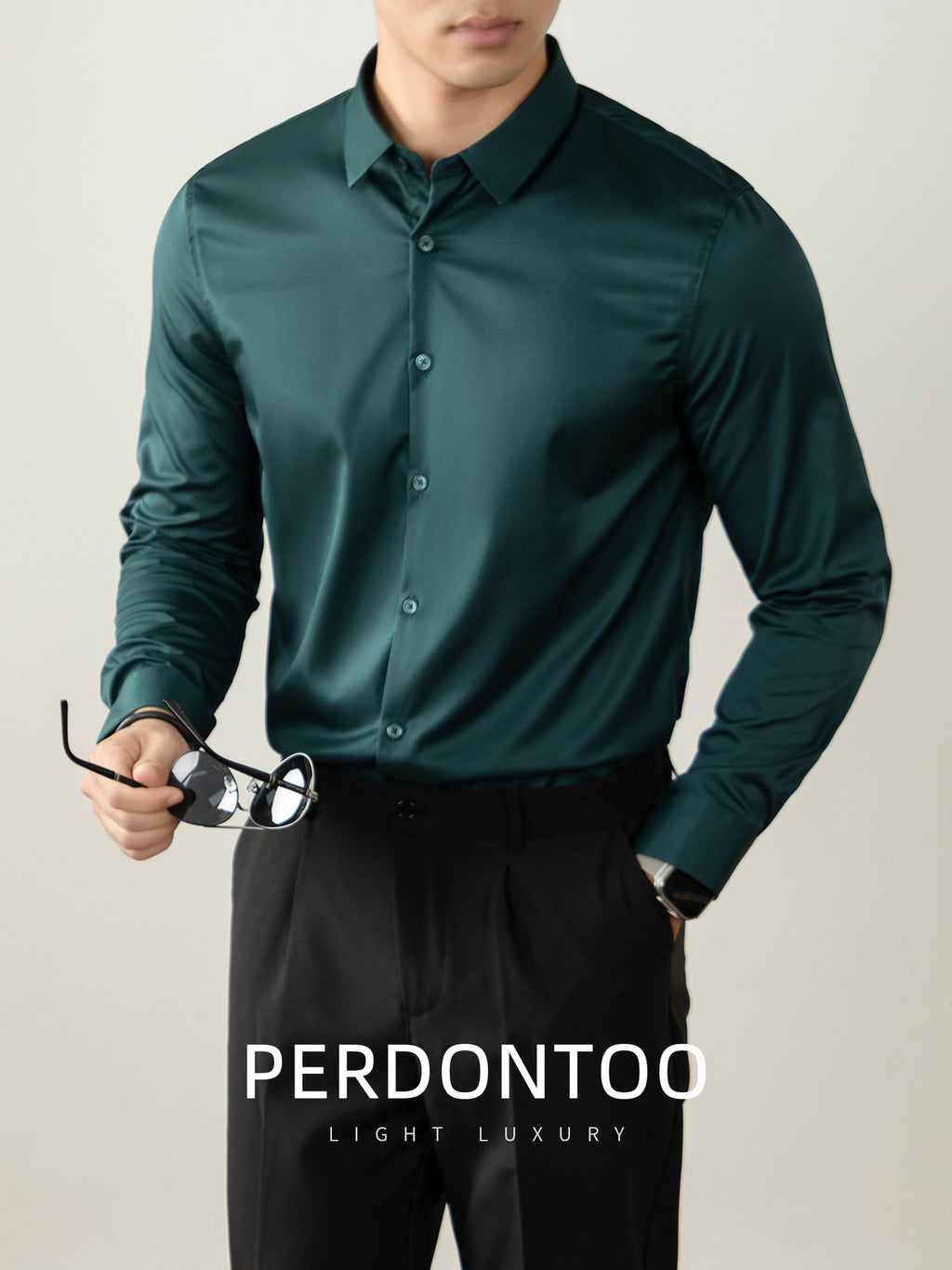 Luxury Non Iron Silk Finish Shirt