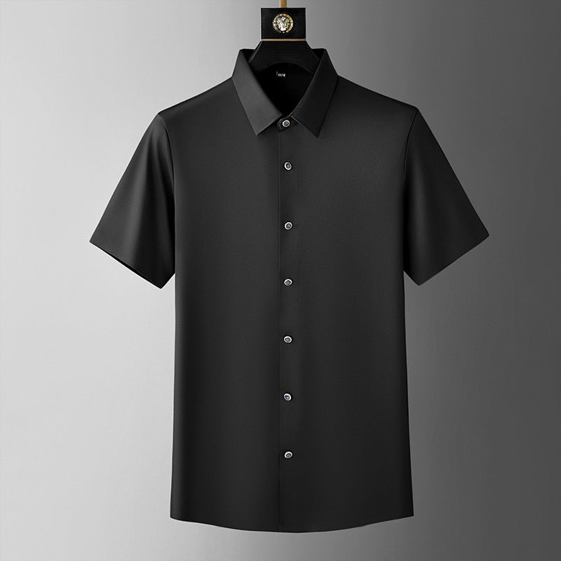 Men's Ice Silk Short-Sleeved Shirt