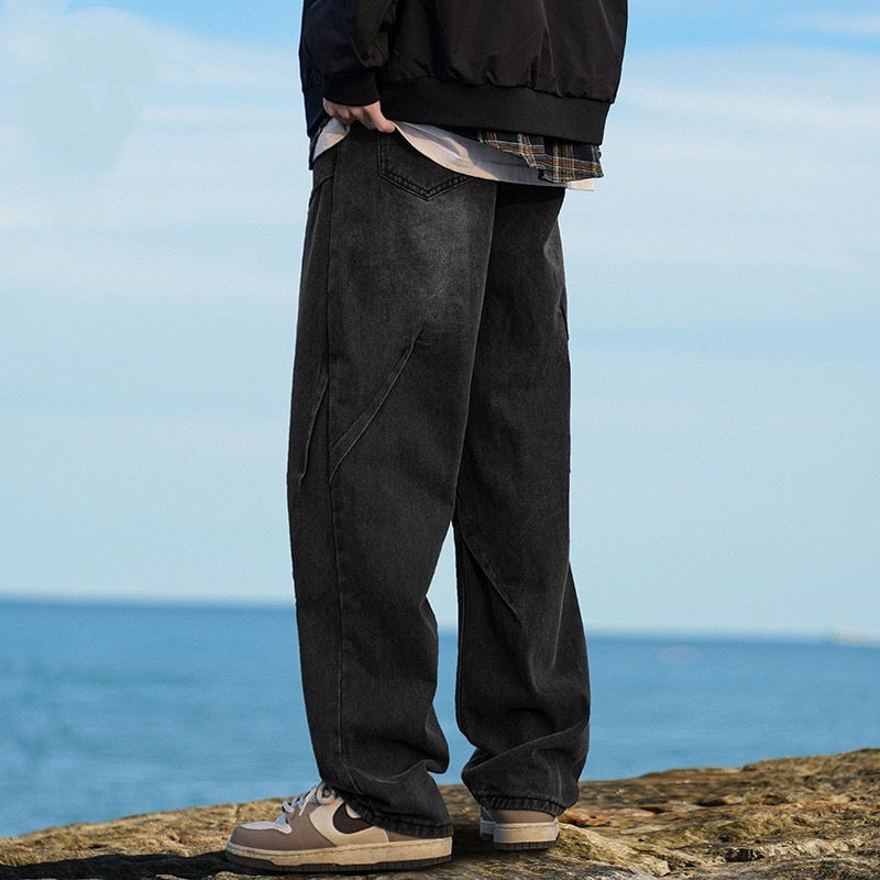 Vintage Loose-Fit Denim Jeans