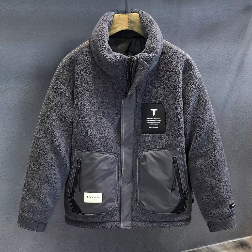 Fleece Lined Trendy Jacket