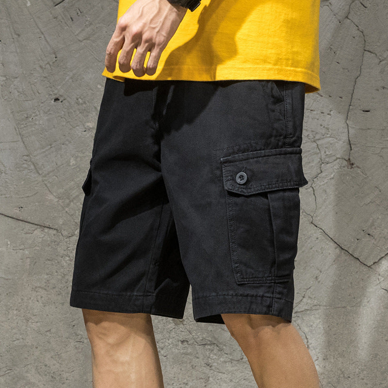 Men's Multi-Pocket Cargo Shorts