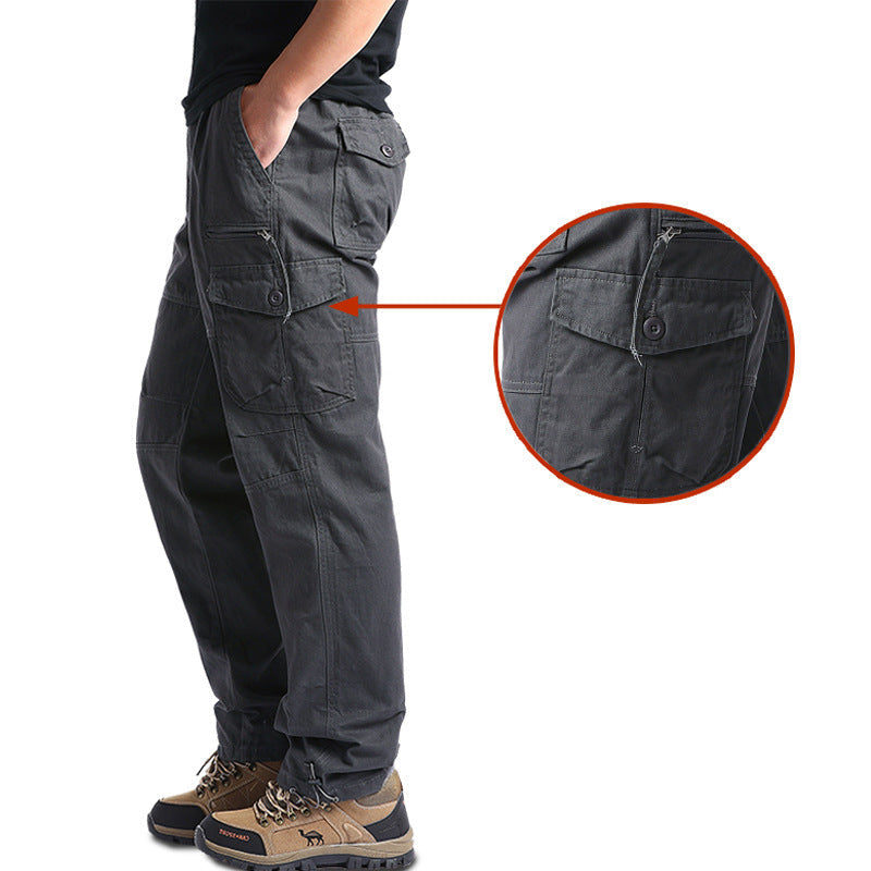 Men's Durable Multi-Pocket Cargo Pants