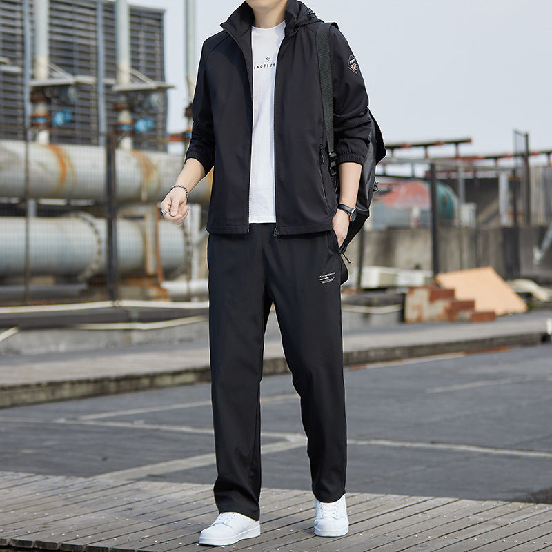 Men's Casual Two-Piece Tracksuit