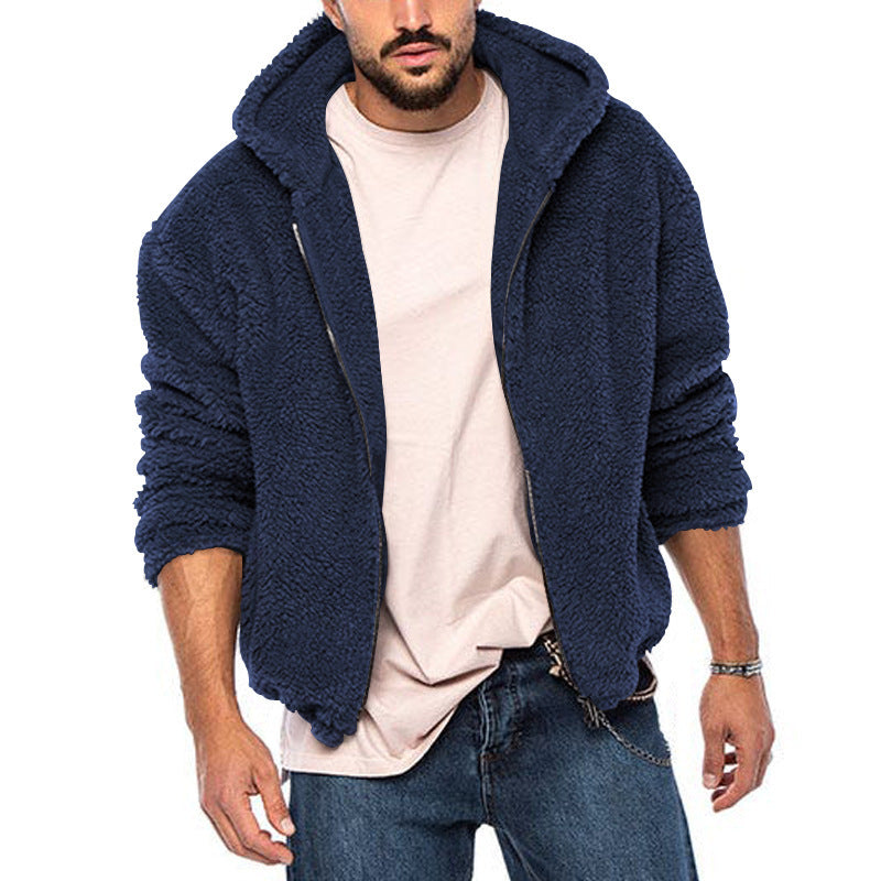 Men’s Plush Sherpa Zip Hoodie