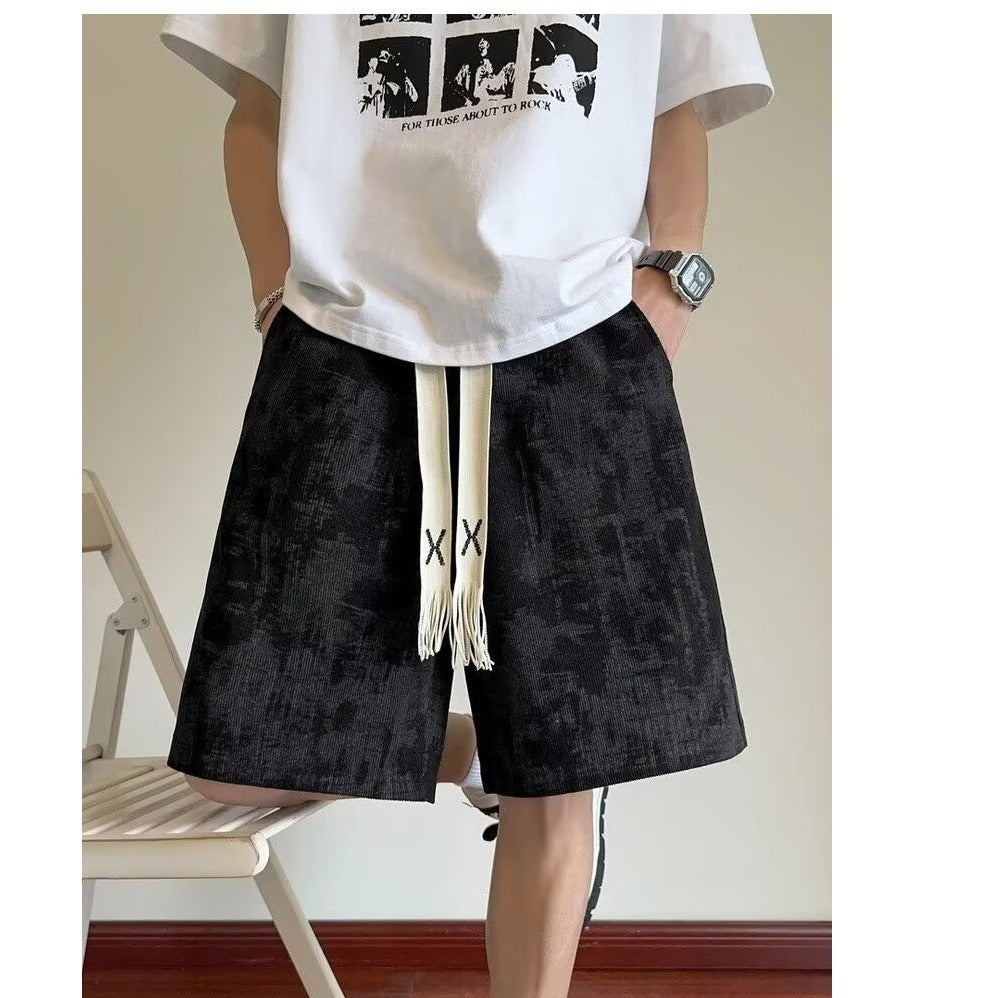 Fringed Wide-Leg Shorts