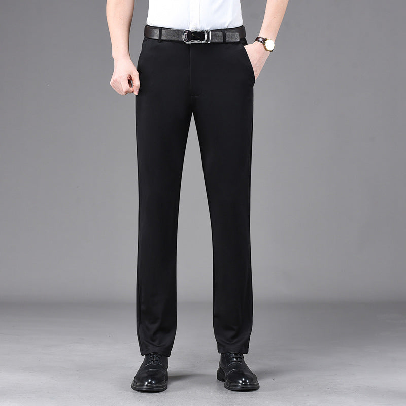 Men's Business Casual Straight Drape Pants