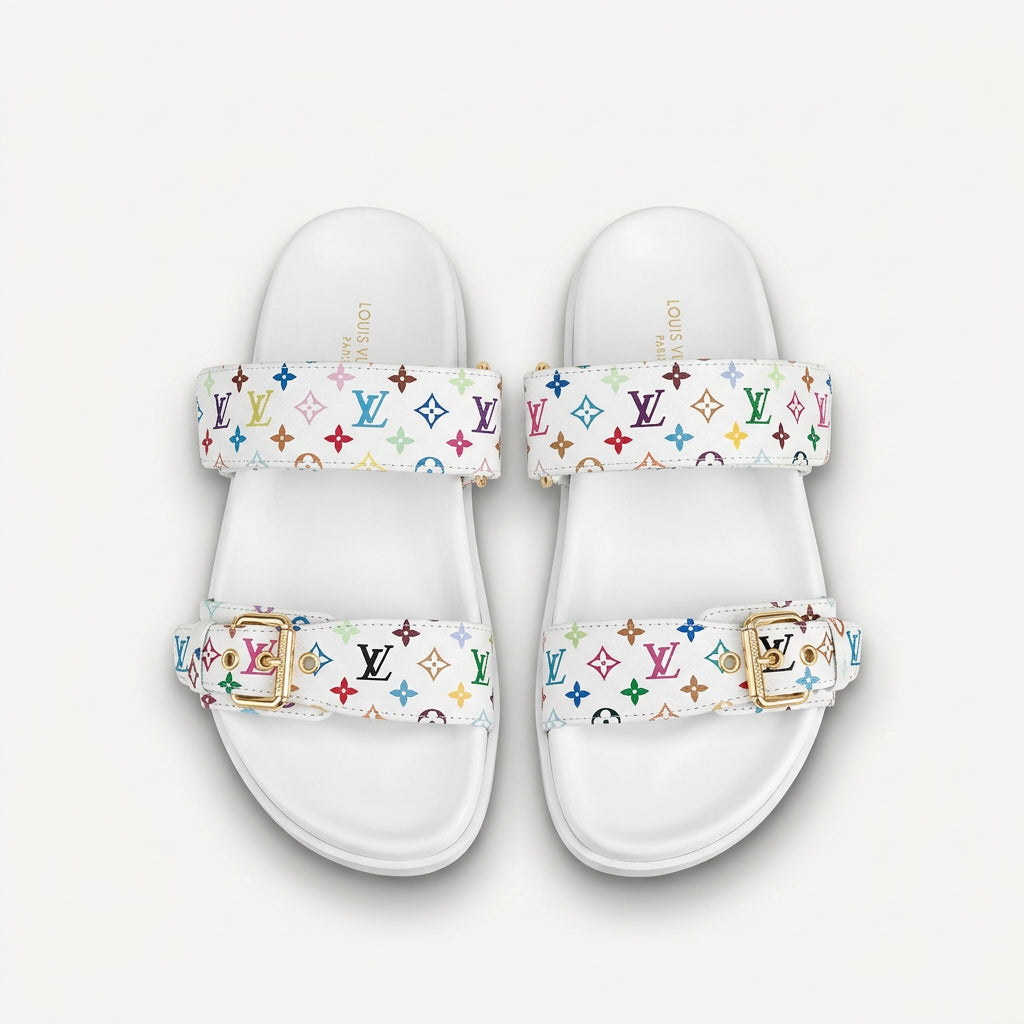 Buckle Platform Slides