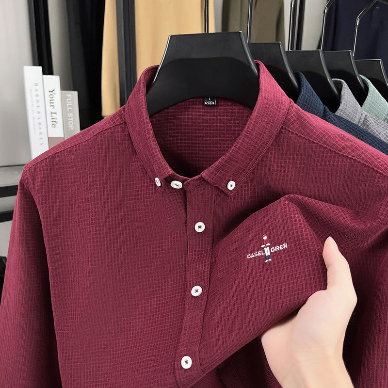 Men's Corduroy Long-Sleeve Shirt