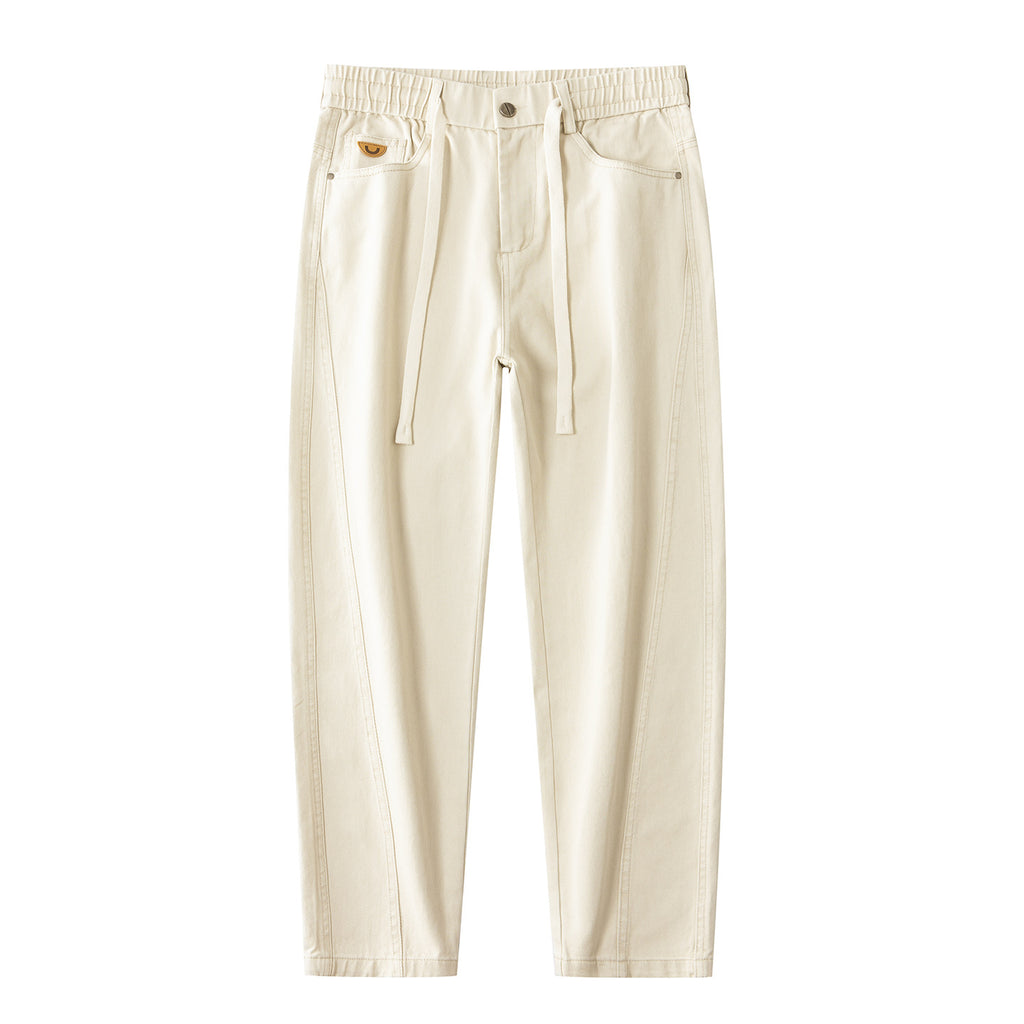 Relaxed-Fit Straight-Leg Trousers