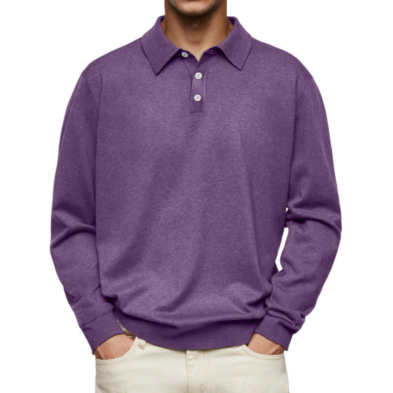 Men's Long-Sleeve Polo Shirt