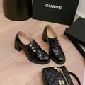 Gold-Detail Leather Loafers