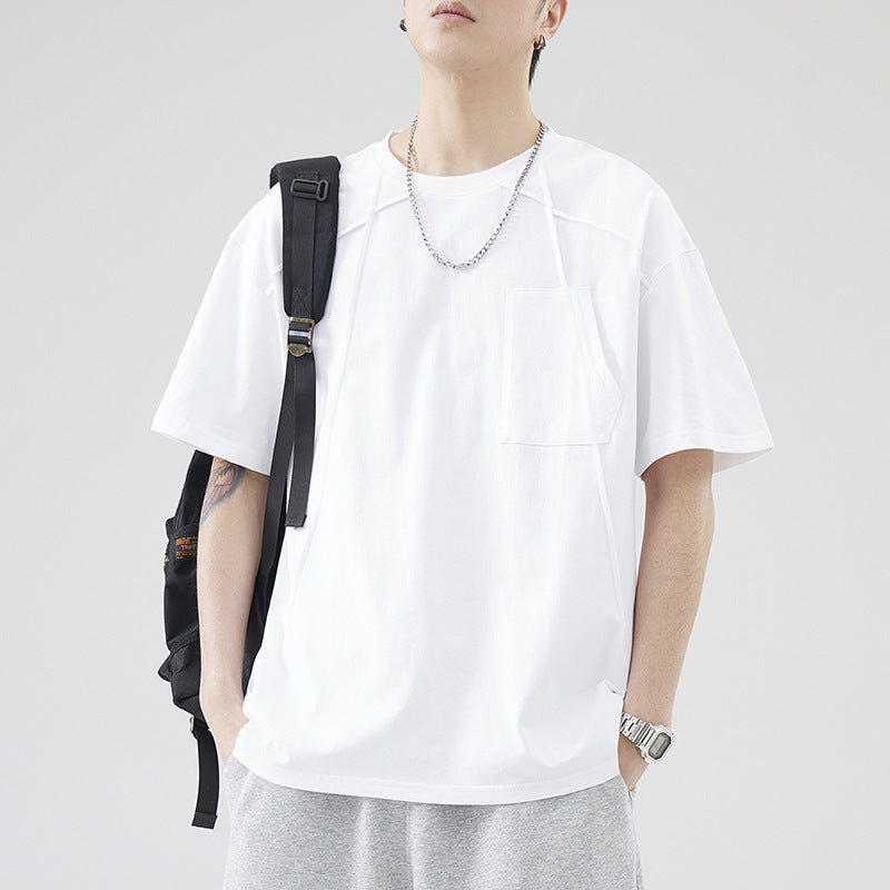 Patchwork Pocket T-Shirt