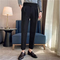Neapolitan High-Waist Slim Sartorial Trousers