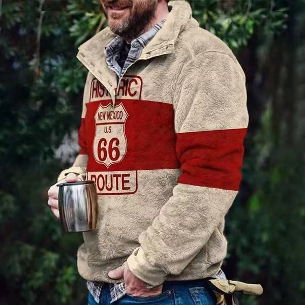 Southwestern Pattern Fleece Jacket
