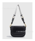 Contrast Canvas Saddle Bag