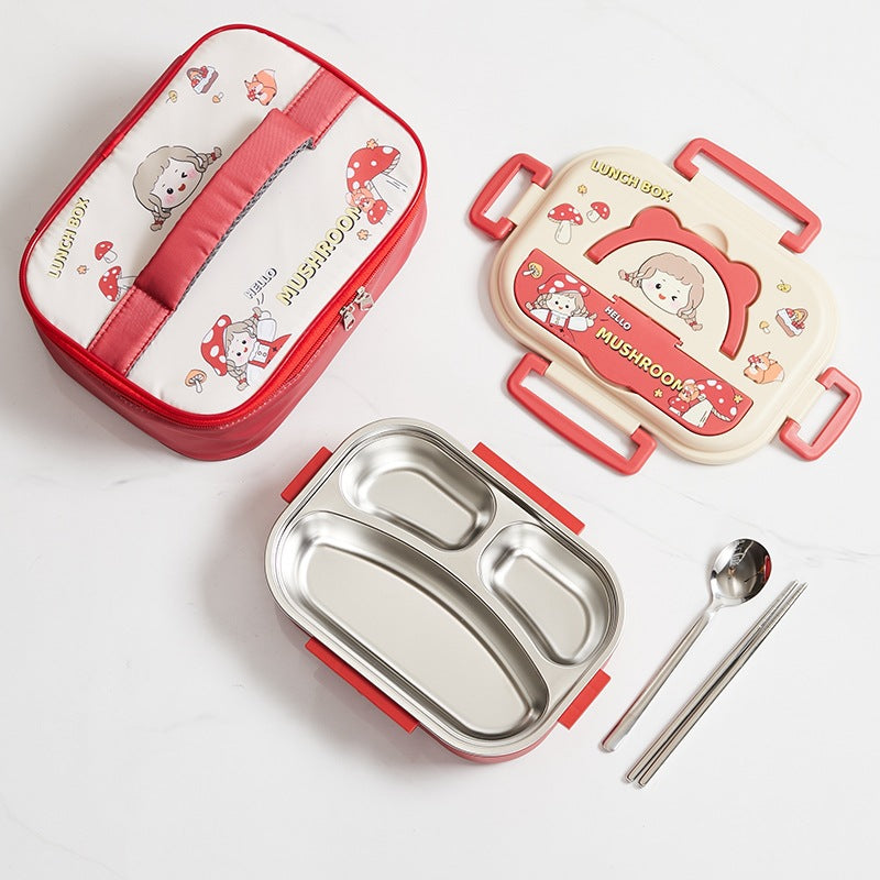 Panda Stainless Steel Lunch Box Set