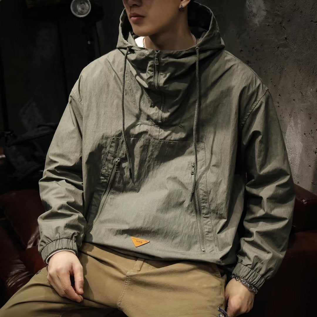 Half-zip Anorak Jacket