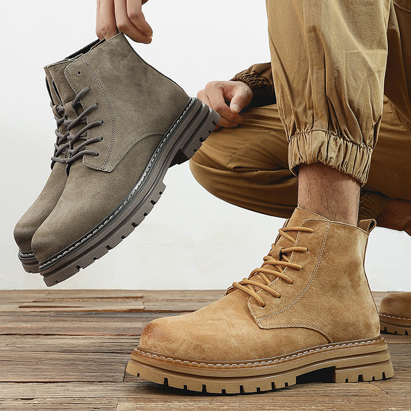 Men’s Retro Suede Work Boots