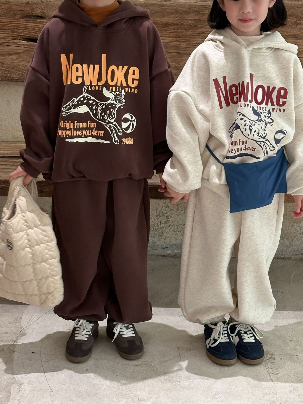 Kids' Fleece-Lined Hoodie and Pants Set