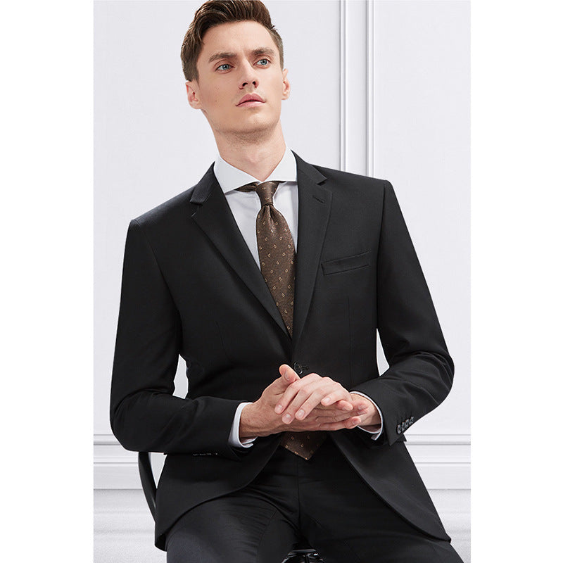 Modern fit suit with optional vest