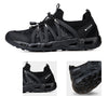 2028 Black (Men) Strap Free Model [Side Hole Drainage + Breathable Mesh]