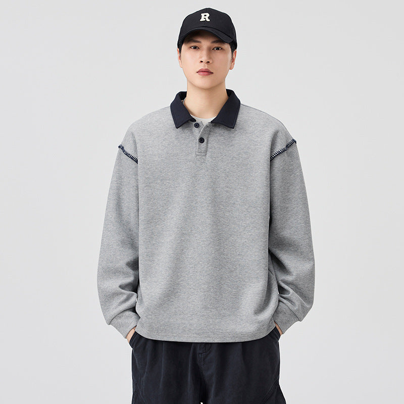 Men's oversized polo shirt.