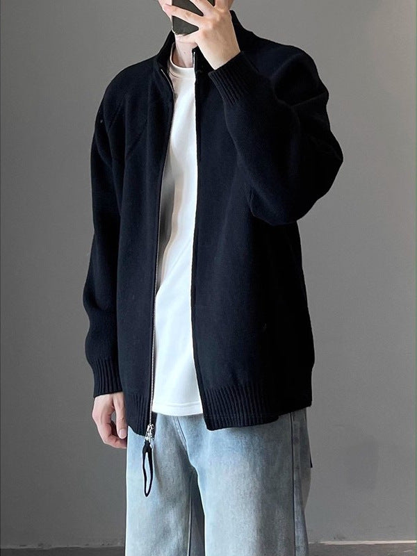 Cleanfit Zip-Up Knit Cardigan