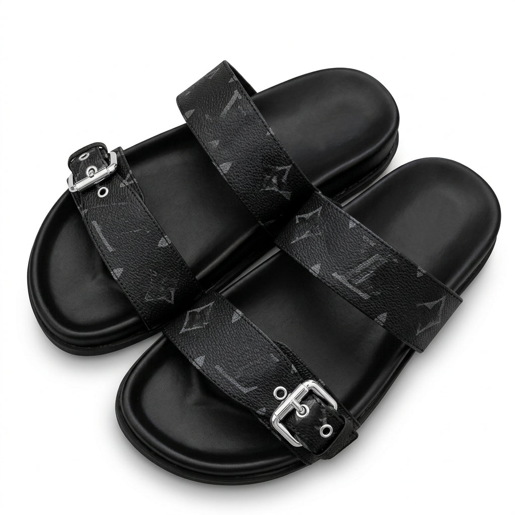 Buckle Platform Slides