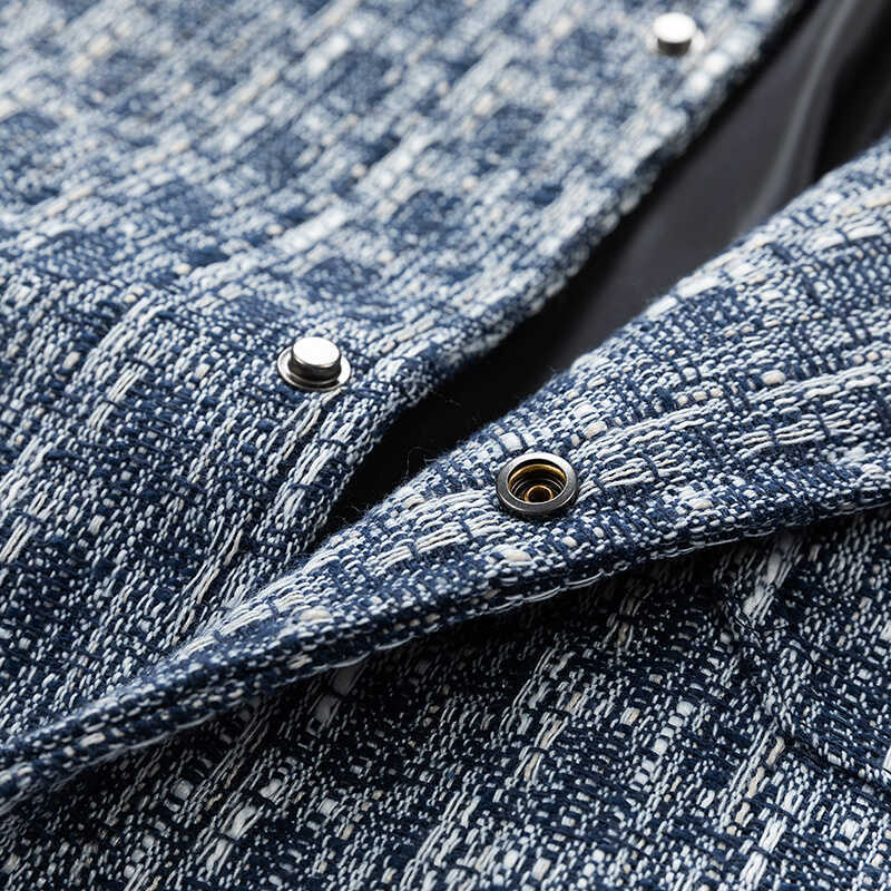 Textured Tweed Overshirt