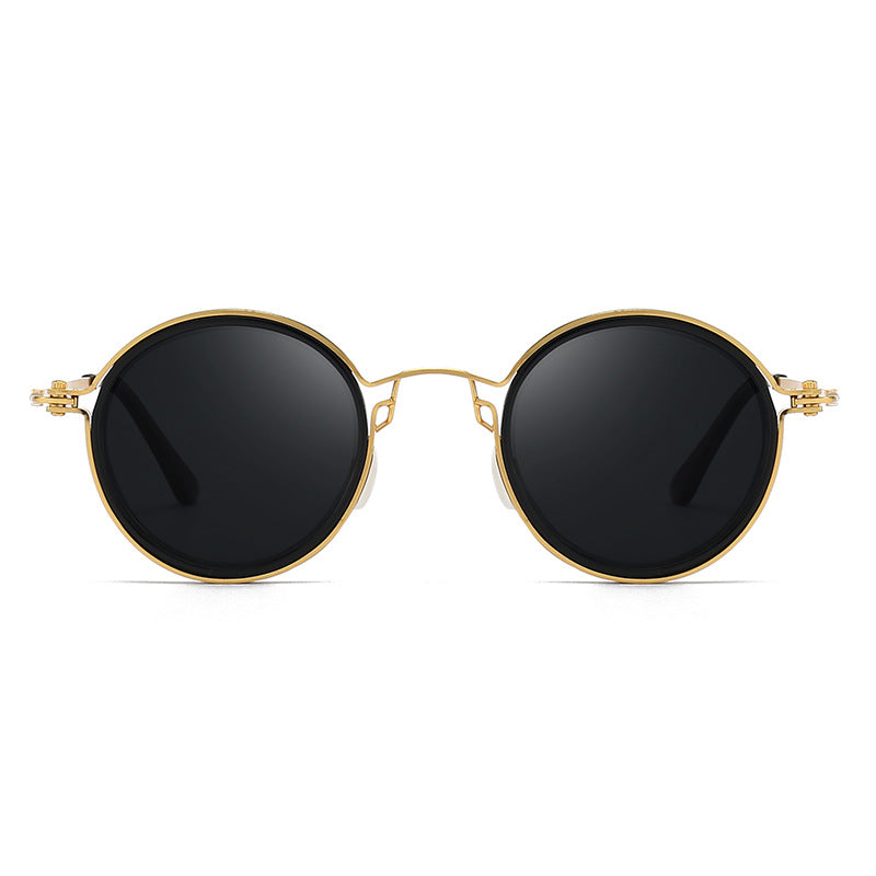 Vintage Round Frame Sunglasses