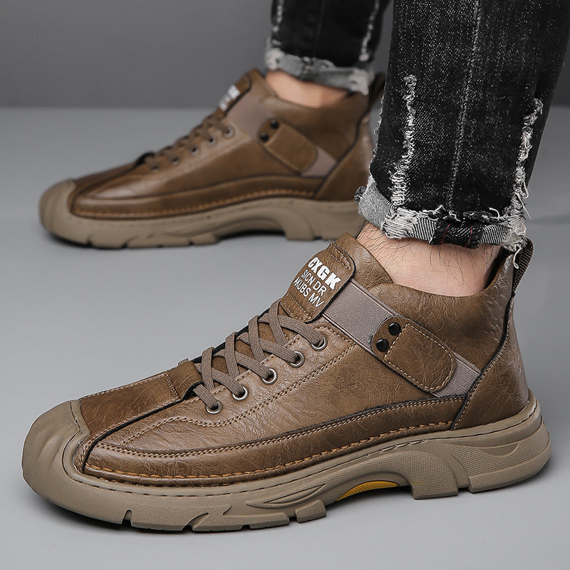 Insulated High-Top Utility Sneakers