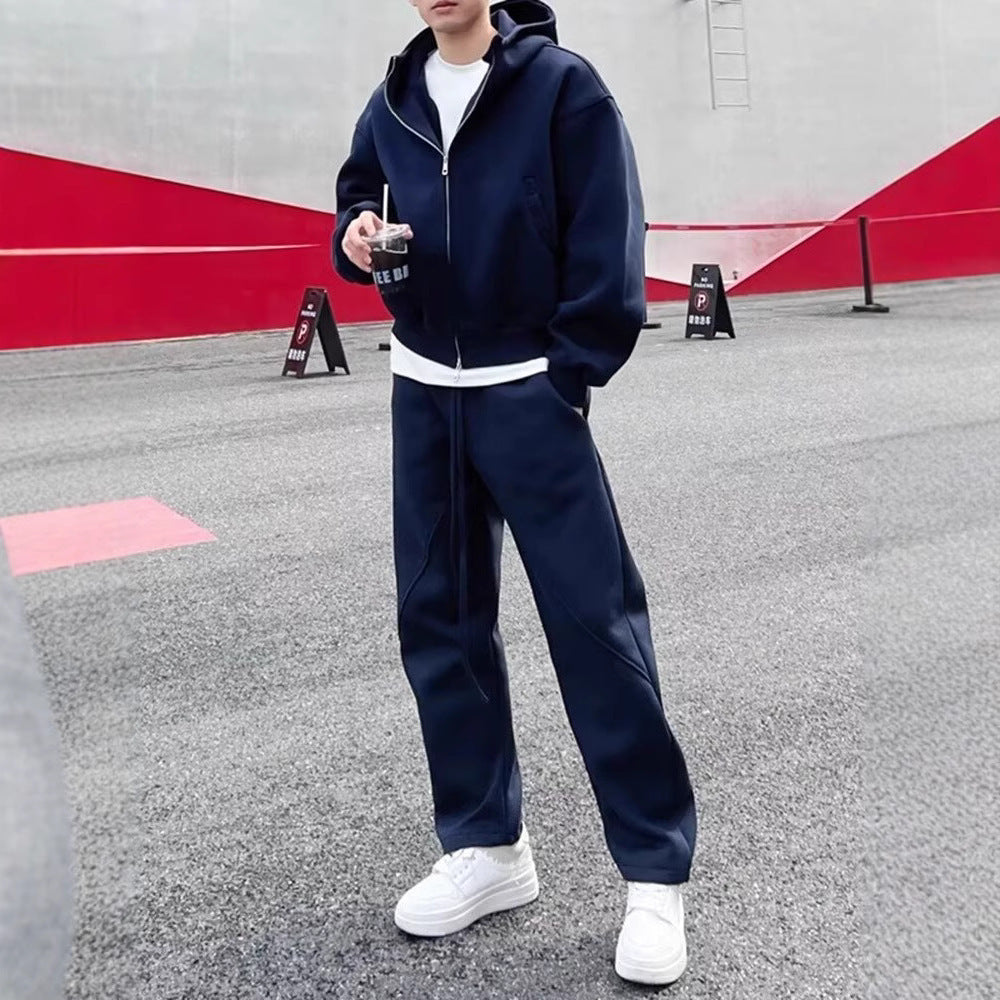 Premium Cotton Thickened Sweat Suit