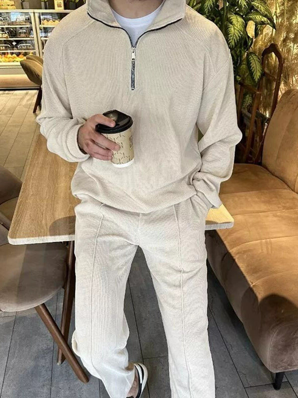 Corduroy Half-Zip Tracksuit