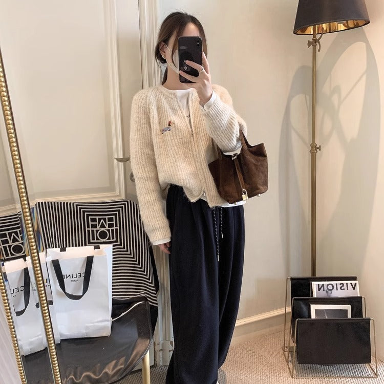 Knitted Cardigan Sweater