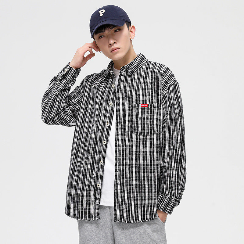 Striped Button-Up Shirt