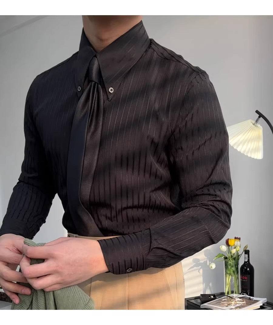 Sophisticated Striped Button Down