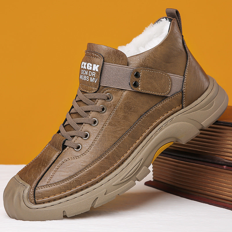 Insulated High-Top Utility Sneakers