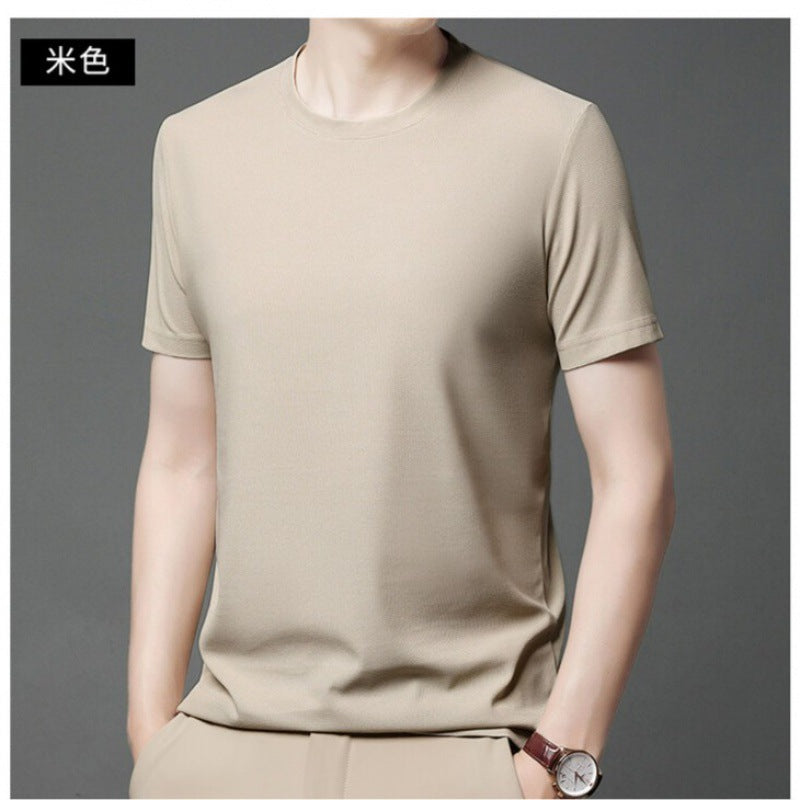 Round Neck Half-Sleeve Men's T-shirt