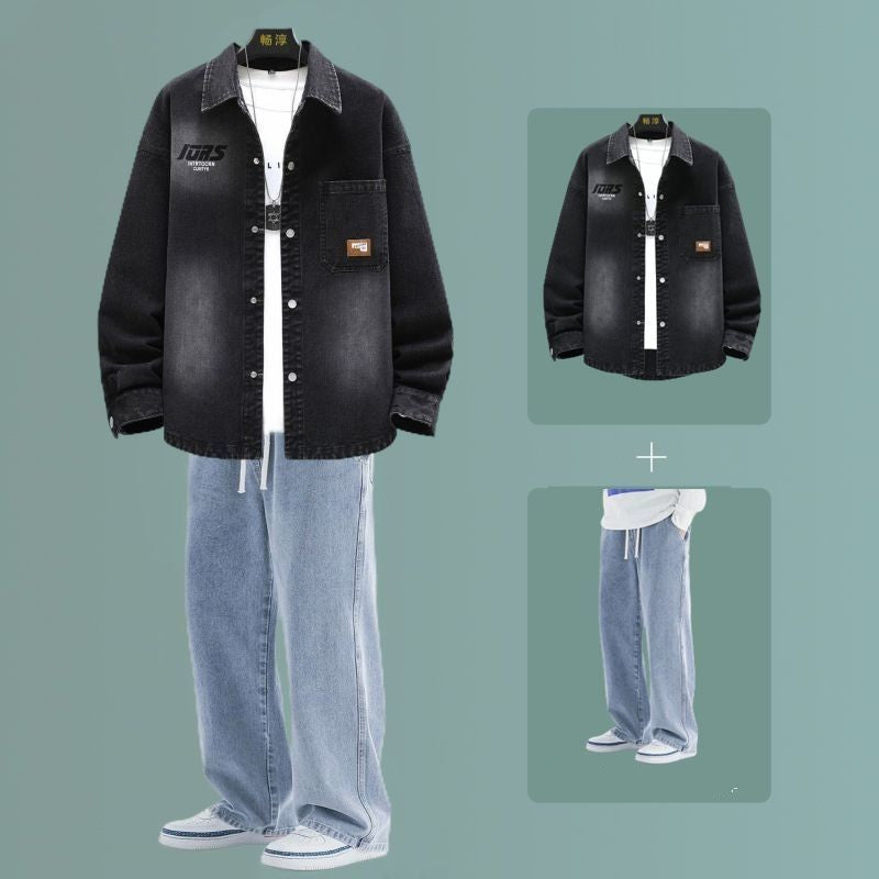 Two-Piece Denim Outfit